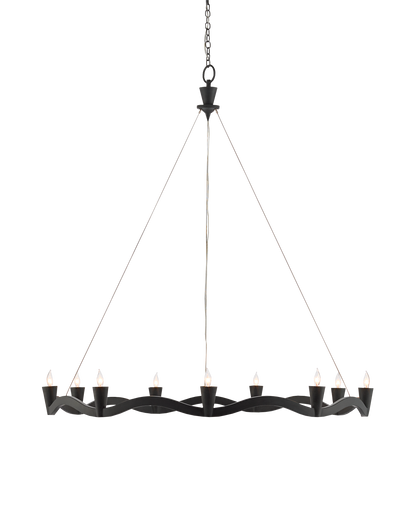 Serpentina Black Chandelier