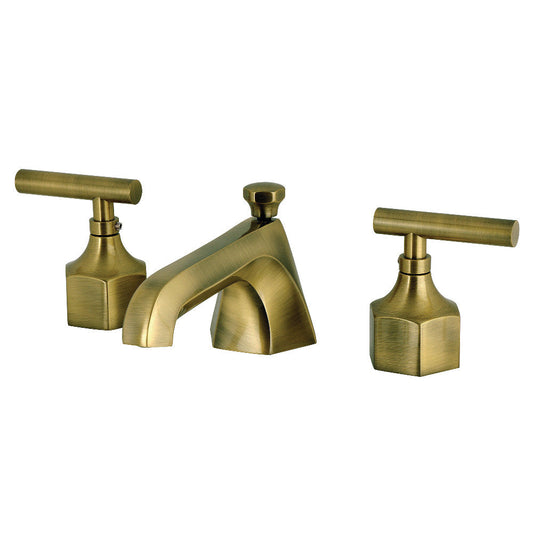 Widespread Bathroom Faucet in Antique Brass