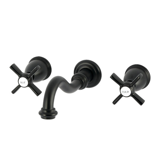 Millennium Wall-Mount Bathroom Faucet in Matte Black