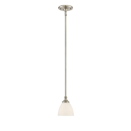 Herndon 1-Light Mini-Pendant in Satin Nickel Satin Nickel