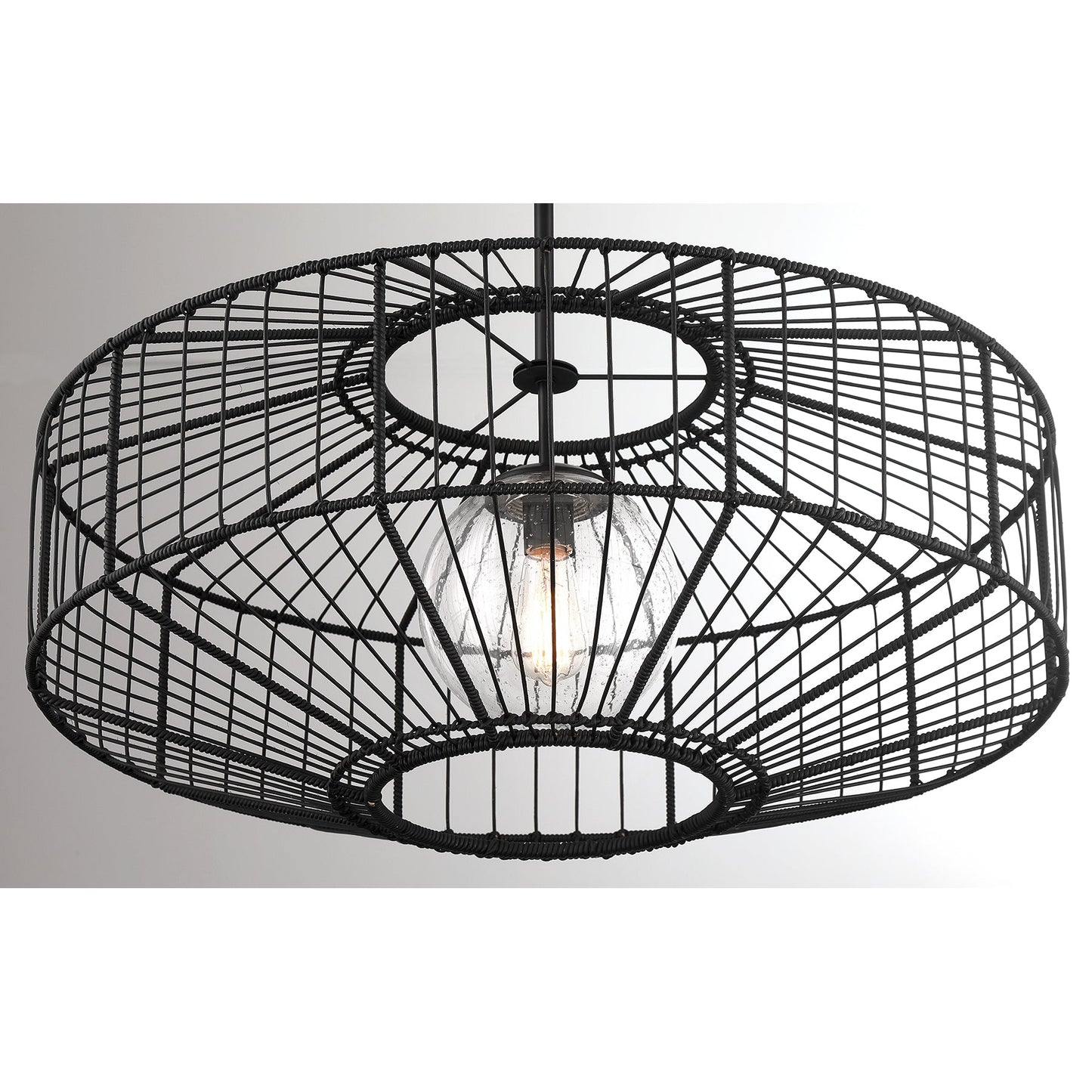 Marcy 1-Light Pendant in Matte Black