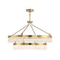 Landon 2-Light LED Pendant in Warm Brass Warm Brass