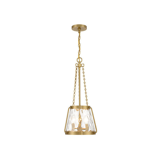 Crawford 3-Light Pendant in Warm Brass Warm Brass