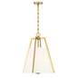Mansfield 3-Light Pendant in Warm Brass Warm Brass