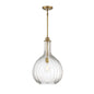 Brandon 1-Light Pendant in Warm Brass Warm Brass