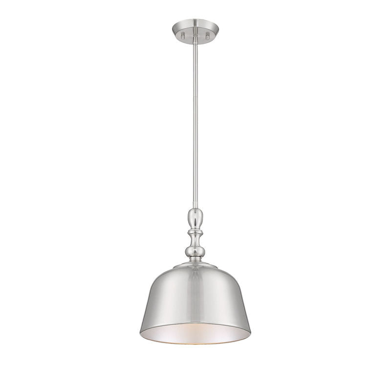 Berg 1-Light Pendant in Satin Nickel Satin Nickel