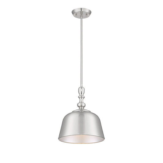 Berg 1-Light Pendant in Satin Nickel Satin Nickel
