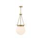 Manor 3-Light Pendant in Warm Brass Warm Brass