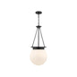 Manor 3-Light Pendant in Matte Black Matte Black