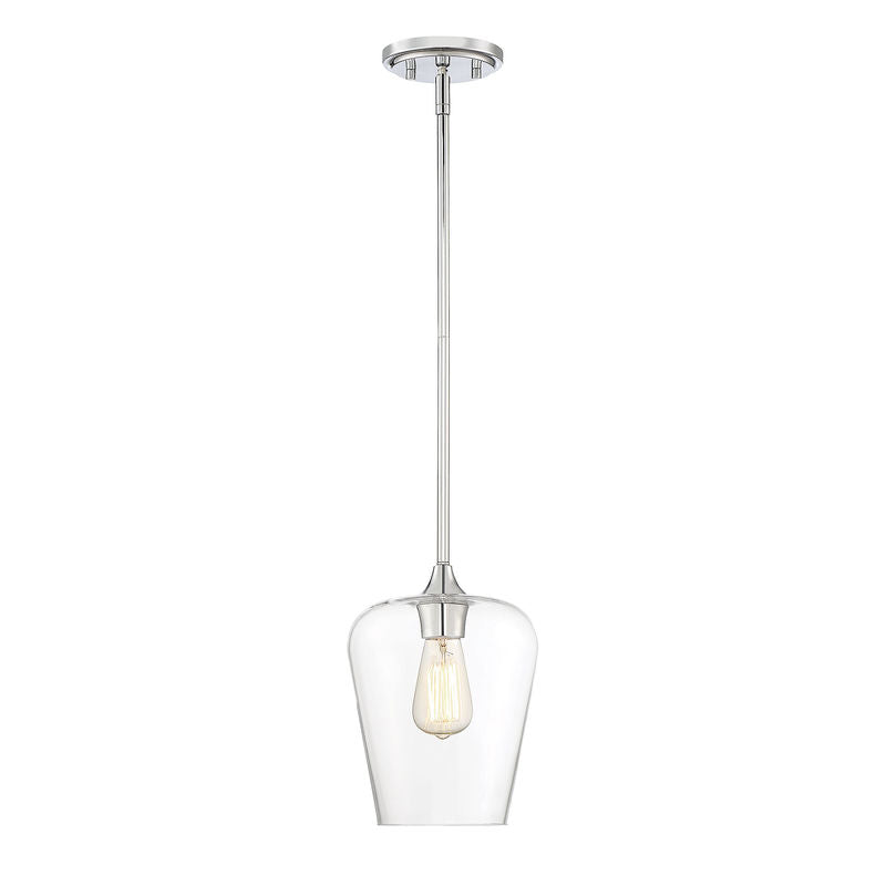 Octave 1-Light Pendant in Polished Chrome Polished Chrome
