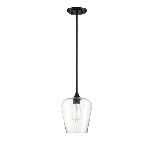 Octave 1-Light Pendant in Black