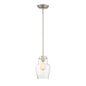 Vintage 1-Light Mini-Pendant in Satin Nickel Satin Nickel