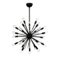 Galea 24-Light Chandelier in 
Matte Black Matte Black