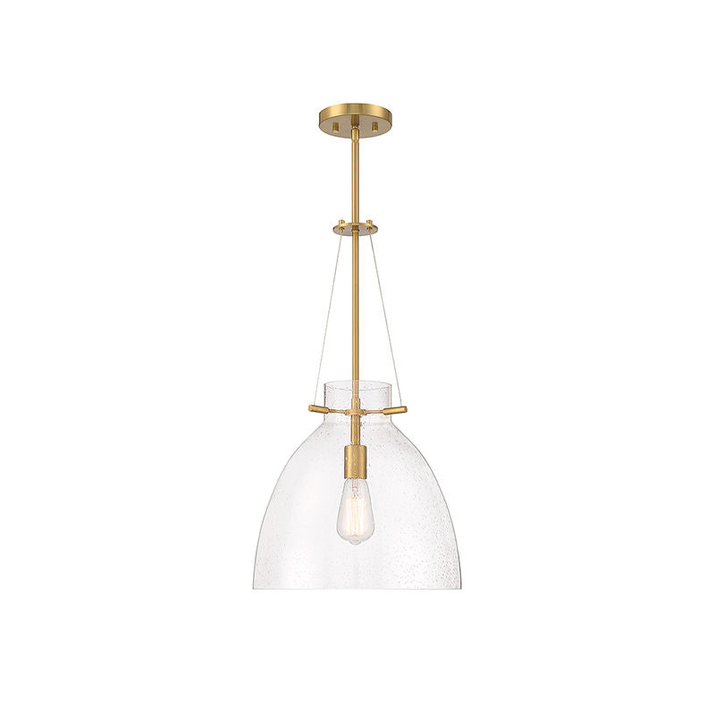 Foster 1-Light Pendant in Warm Brass Warm Brass