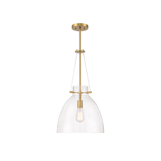 Foster 1-Light Pendant in Warm Brass Warm Brass