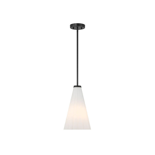 Bristol 1-Light Pendant in Matte Black Matte Black