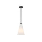 Bristol 1-Light Pendant in Matte Black Matte Black