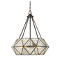 Tartan 5-Light Pendant in Oiled Burnished Bronze Oiled Burnished Bronze
