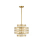 Renzo 3-Light Pendant in Warm Brass Warm Brass