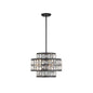 Renzo 3-Light Pendant in Matte Black Matte Black