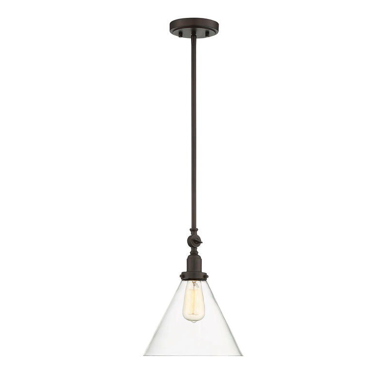 Drake 1-Light Pendant in English Bronze English Bronze