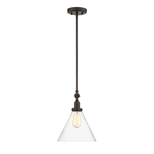 Drake 1-Light Pendant in English Bronze English Bronze