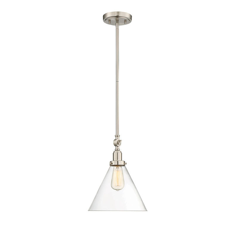 Drake 1-Light Pendant in Satin Nickel Satin Nickel