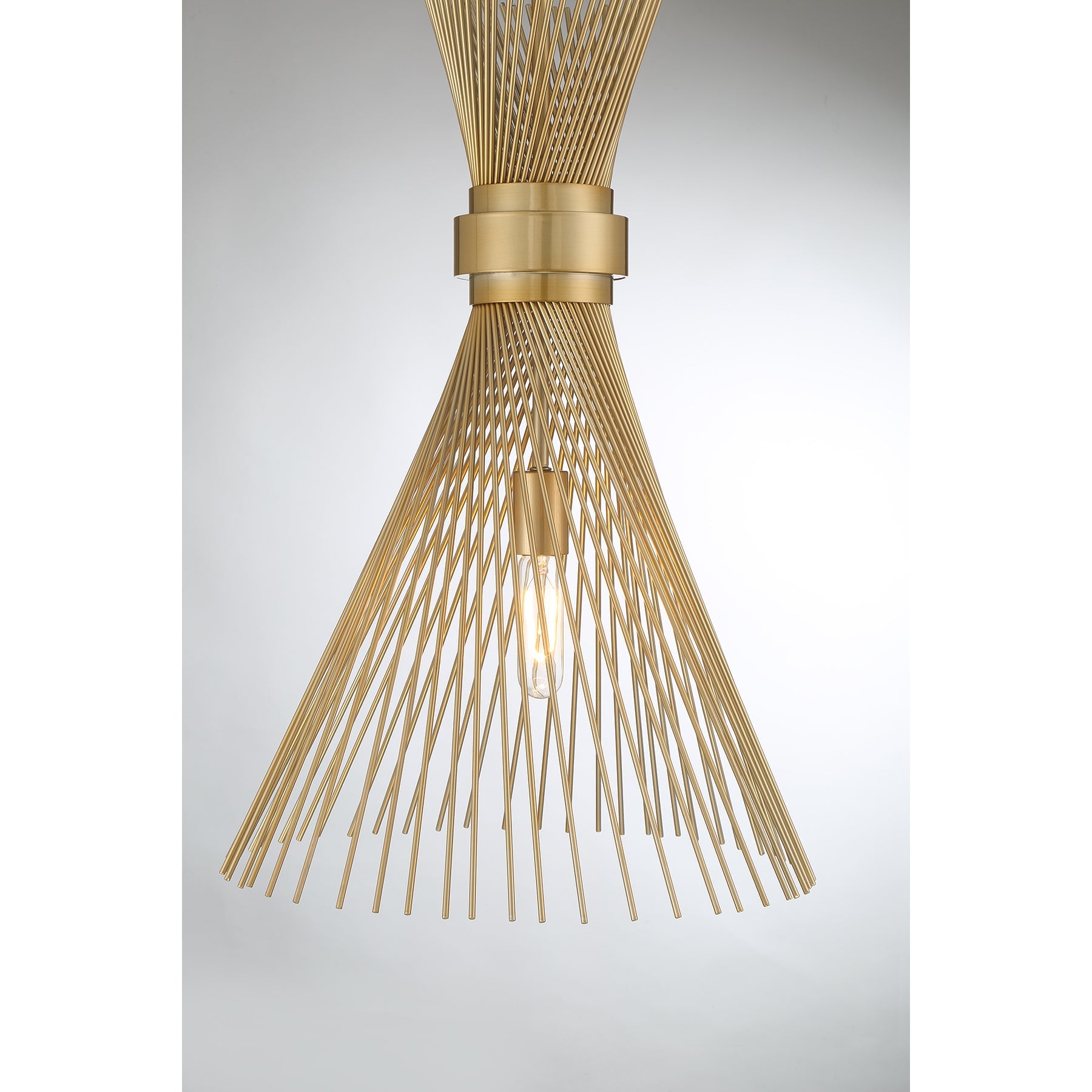 Longfellow 1-Light Pendant in Burnished Brass