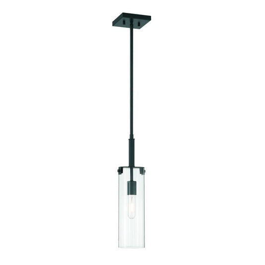 Winfield 1-Light Mini-Pendant in Matte Black Matte Black
