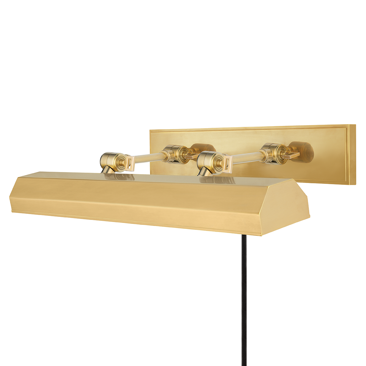 Woodbury Picture Light with Aged Brass Finish