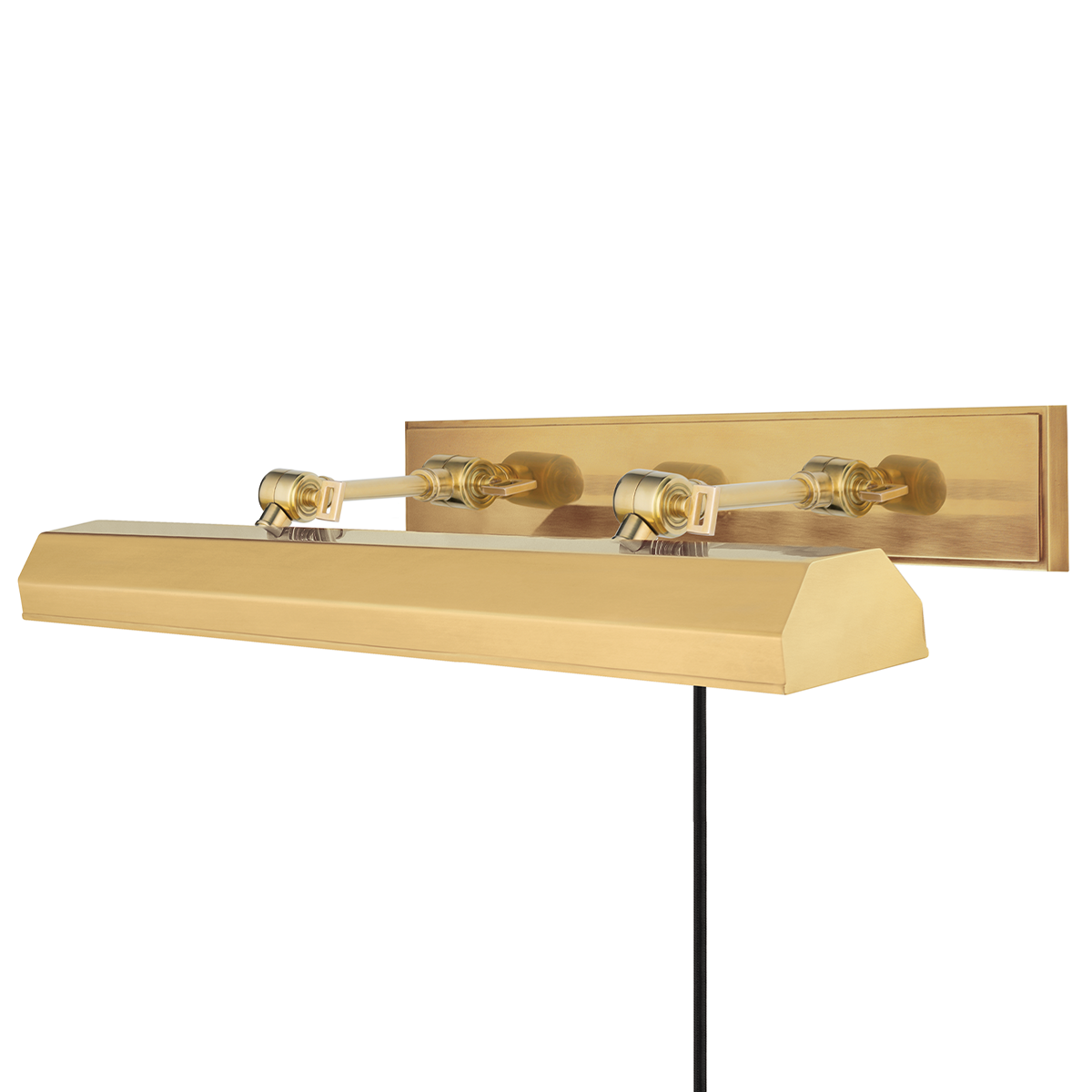 Woodbury Picture Light with Aged Brass Finish