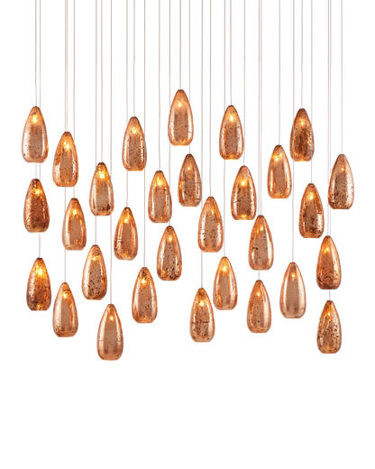 Rame 30-Light Linear Multi-Drop Pendant