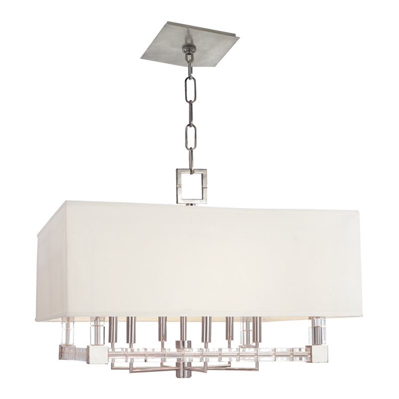 Alpine Chandelier with Polished Nickel Finish