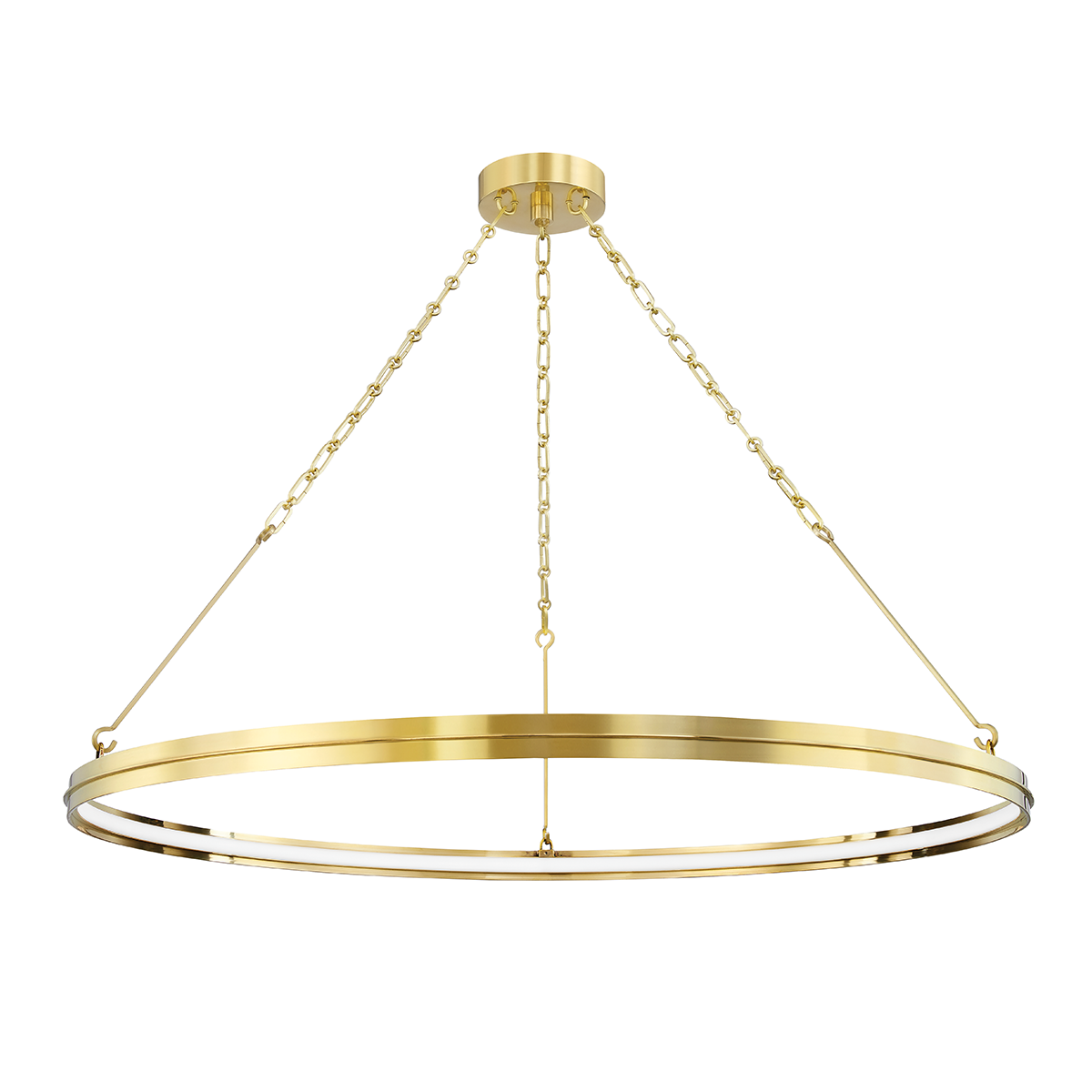 Rosendale Chandelier with Aged Brass Finish
