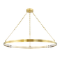 Rosendale Chandelier with Aged Brass Finish