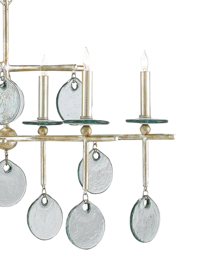 Sethos Silver Rectangular Chandelier
