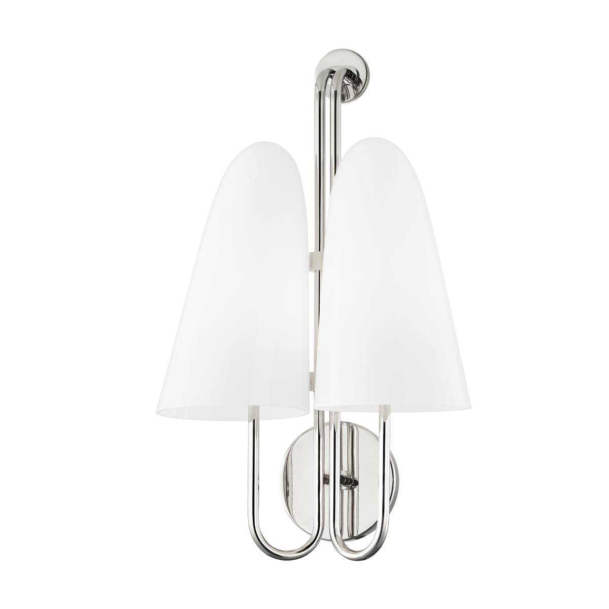Slate Hill Wall Sconce with Polished Nickel Finish