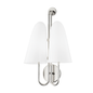 Slate Hill Wall Sconce with Polished Nickel Finish