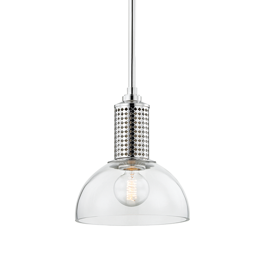 Halcyon Pendant with Polished Nickel Finish