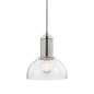 Halcyon Pendant with Polished Nickel Finish