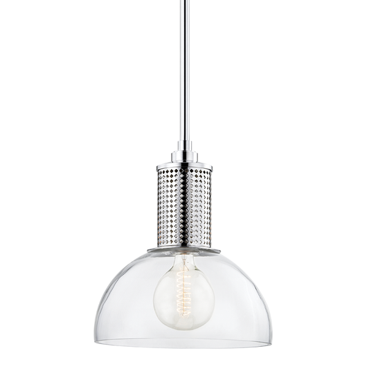 Halcyon Pendant with Polished Nickel Finish