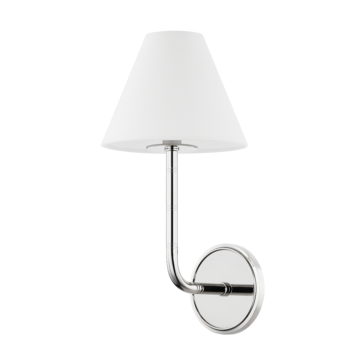 TRICE Wall Sconce with Polished Nickel Finish