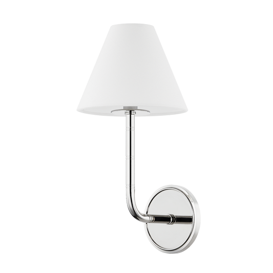 TRICE Wall Sconce with Polished Nickel Finish