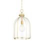 Eldridge Pendant with Aged Brass Finish