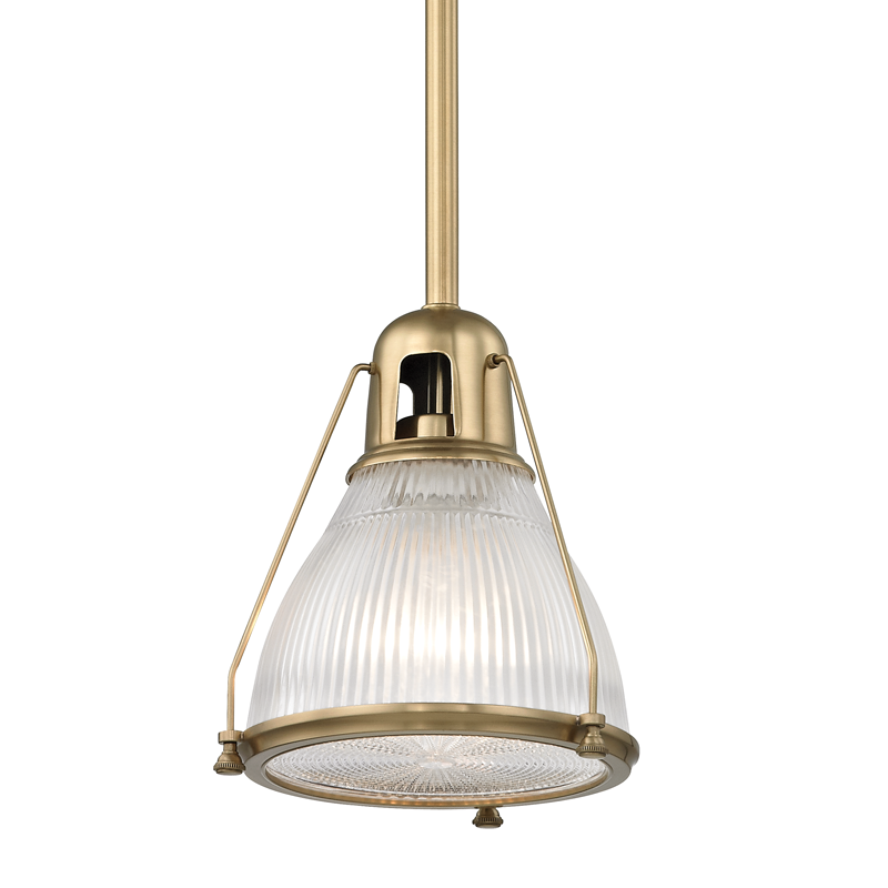 Haverhill Pendant with Aged Brass Finish
