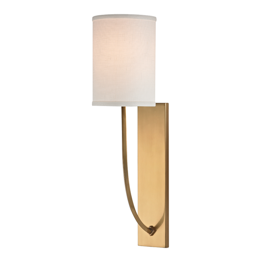 Colton Wall Sconce with Aged Brass Finish