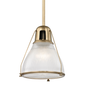 Haverhill Pendant with Aged Brass Finish