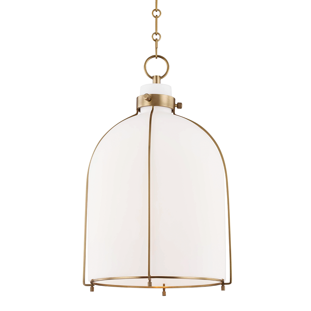 Eldridge Pendant with Aged Brass Finish