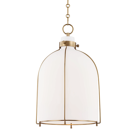Eldridge Pendant with Aged Brass Finish