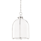 Eldridge Pendant with Polished Nickel Finish